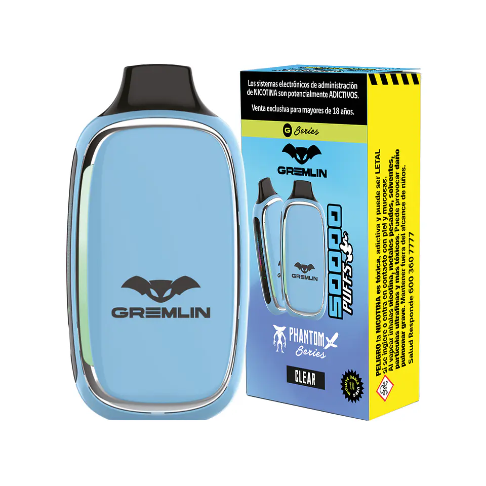 Vaporizador Desechable Gremlin Phantom X 50.000 Puffs 5