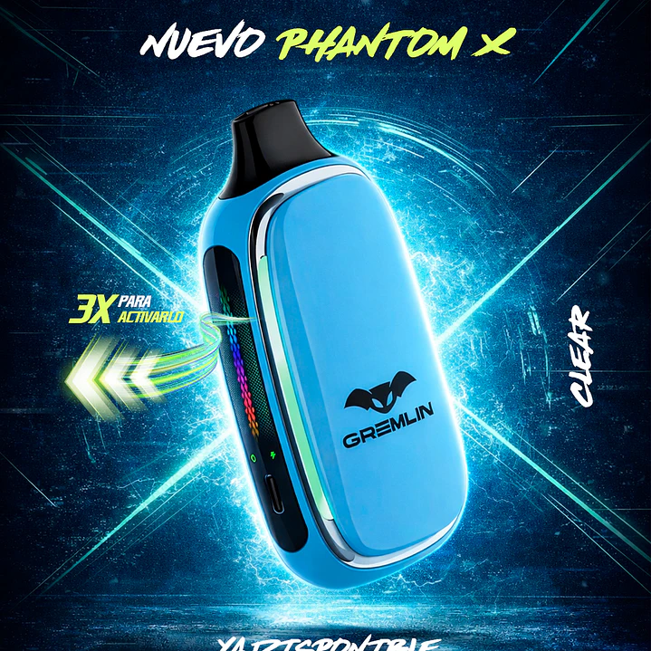 Vaporizador Gremlin Phantom X 50.000 Puffs 3