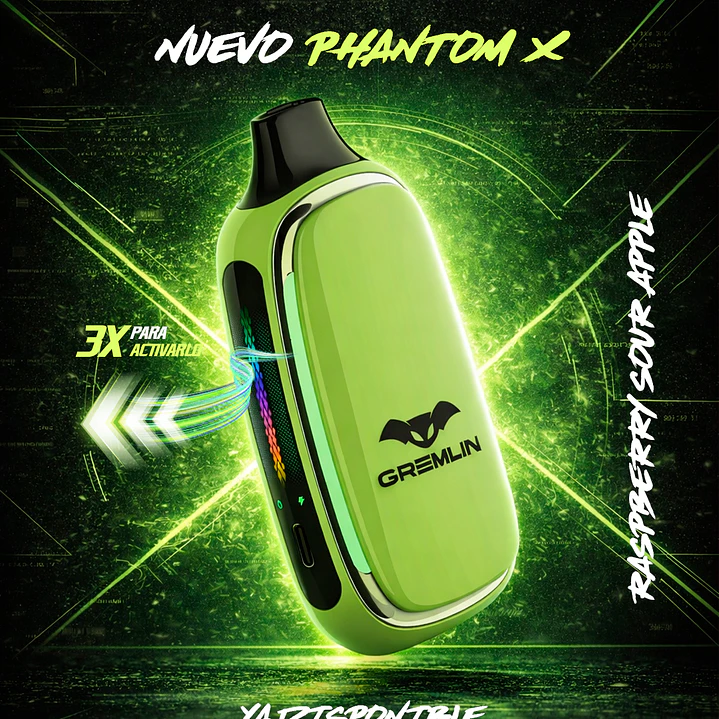 Vaporizador Gremlin Phantom X 50.000 Puffs 7
