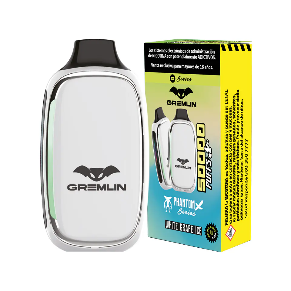 Vaporizador Desechable Gremlin Phantom X 50.000 Puffs 7