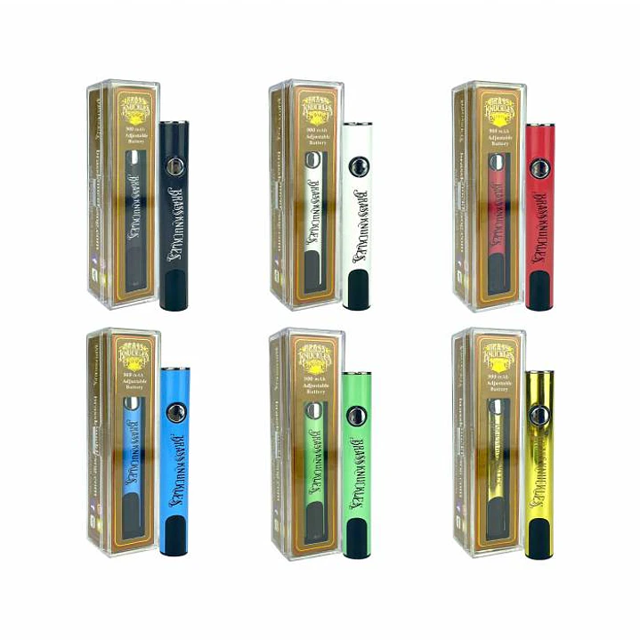 Vaporizador Led Brass Knuckles 900mah Para Cartridges 510 1
