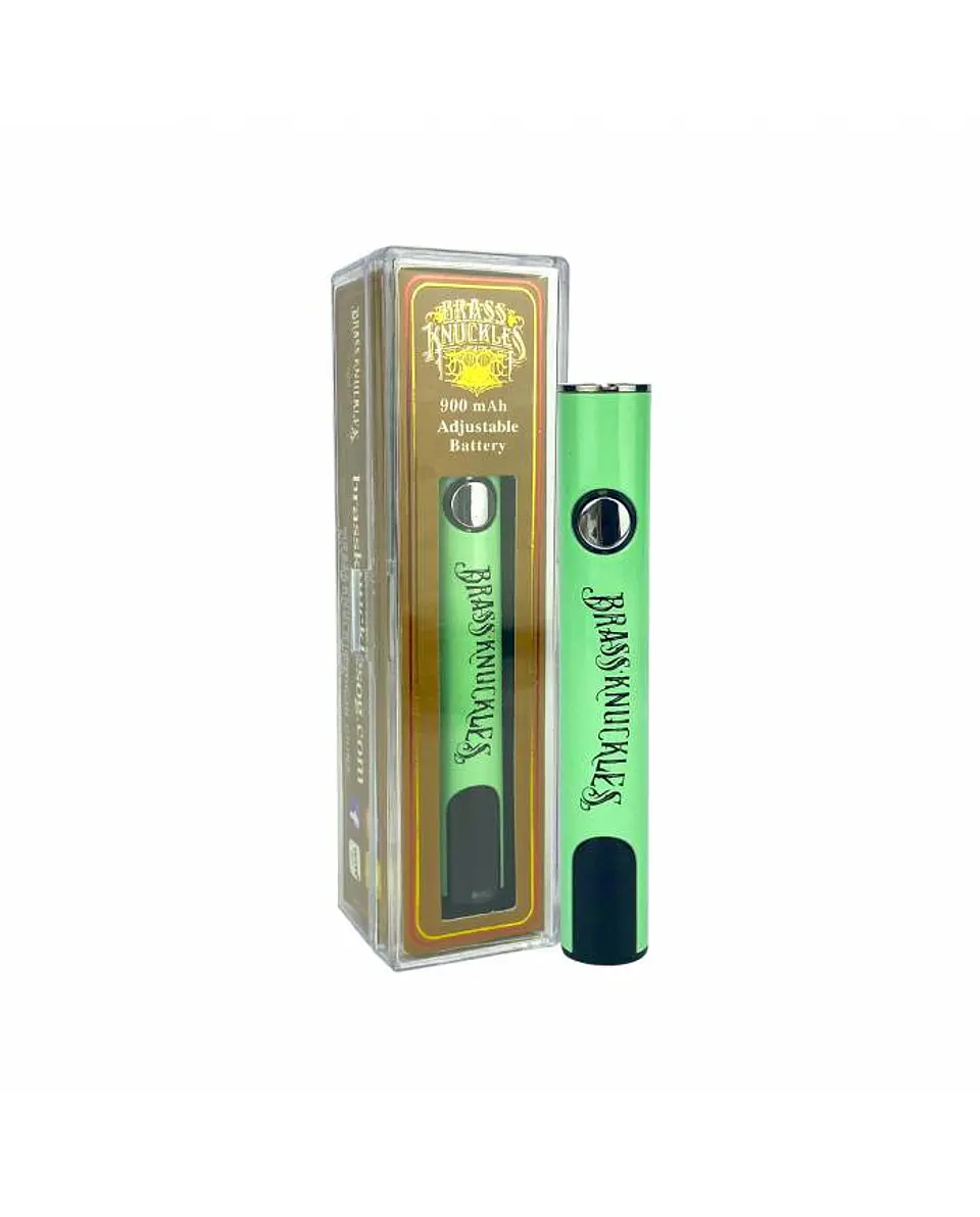 Vaporizador Led Brass Knuckles 900mah Para Cartridges 510 5