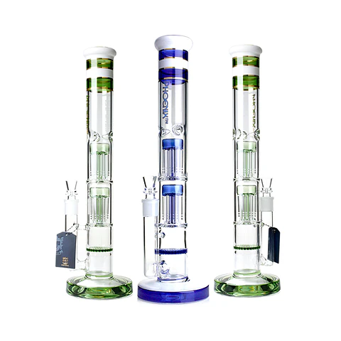 Bong Phoenix Glass Doble Percolador 43cms
