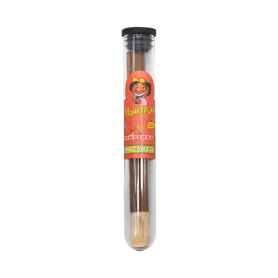 Cono de Cáñamo Pre-enrollado Honeypuff 98mm con Boquilla de Madera (Saborizado) 2