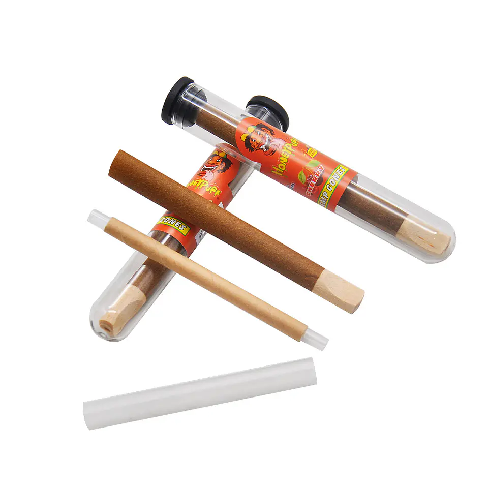 Cono de Cáñamo Pre-enrollado Honeypuff 98mm con Boquilla de Madera (Saborizado) 6