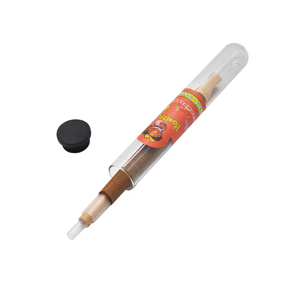 Cono de Cáñamo Pre-enrollado Honeypuff 98mm con Boquilla de Madera (Saborizado) 4