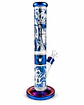 Bong Pyrex Premium Marley JAH RASTAFARI Metalizado 35cms - Miniatura 4