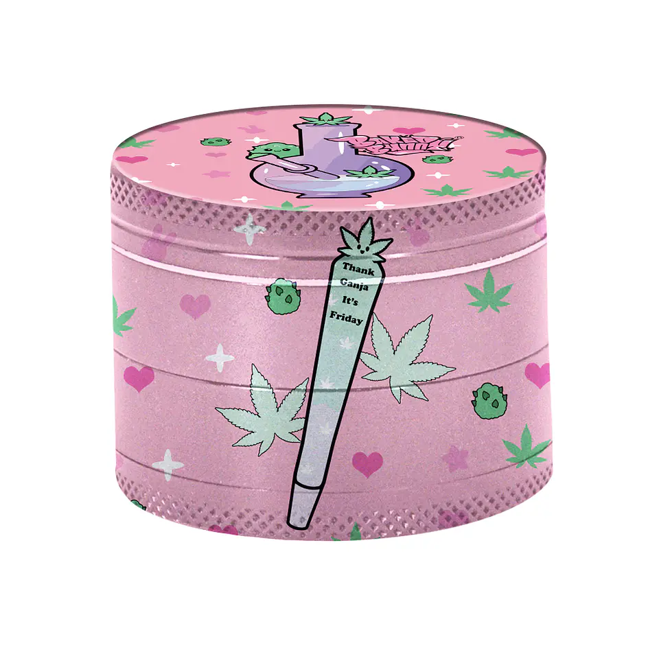 Moledor Baked Bunny Pink Edition - 4 Pisos 63mm ( 12 Diseños )  4