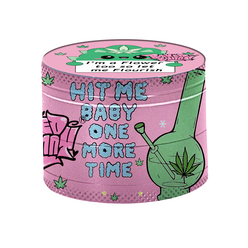 Moledor Baked Bunny Pink Edition - 4 Pisos 63mm ( 12 Diseños )  5