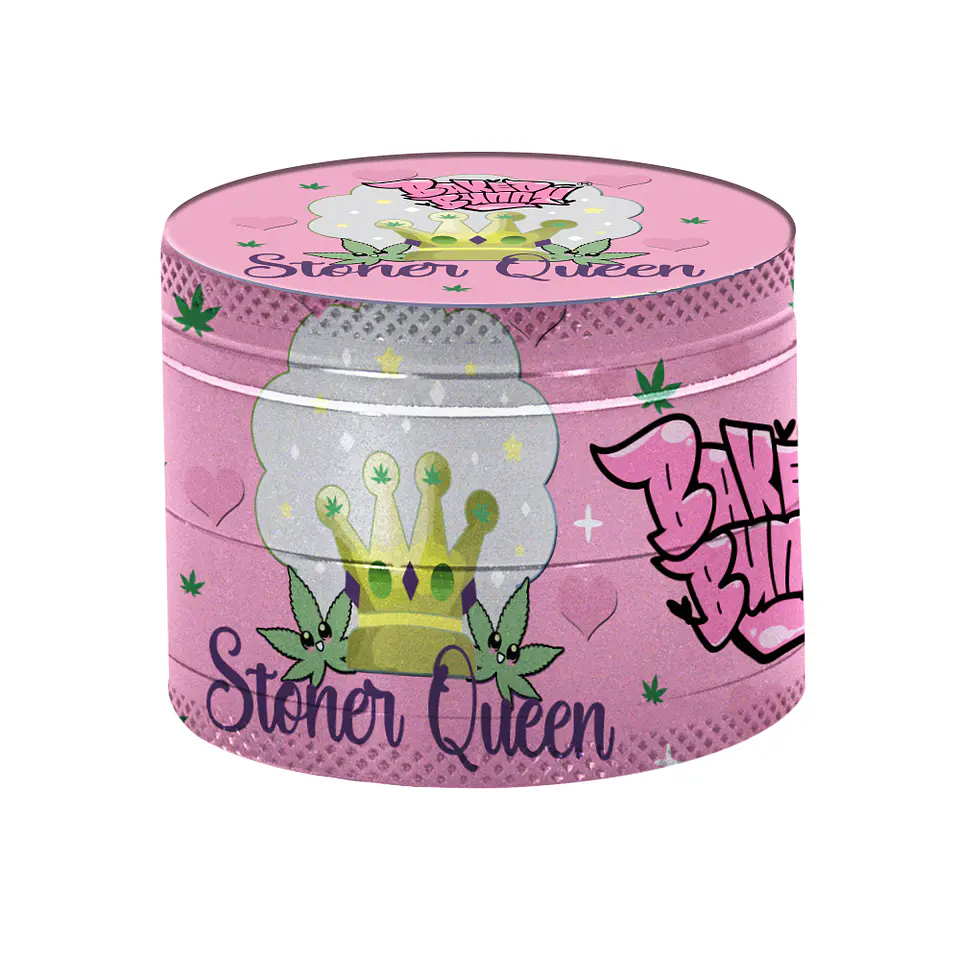 Moledor Baked Bunny Pink Edition - 4 Pisos 63mm ( 12 Diseños )  7