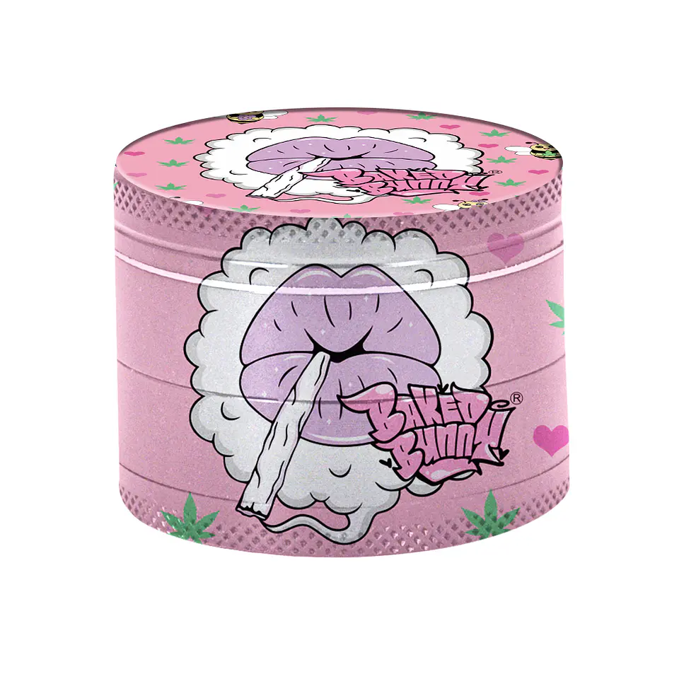 Moledor Baked Bunny Pink Edition - 4 Pisos 63mm ( 12 Diseños )  14