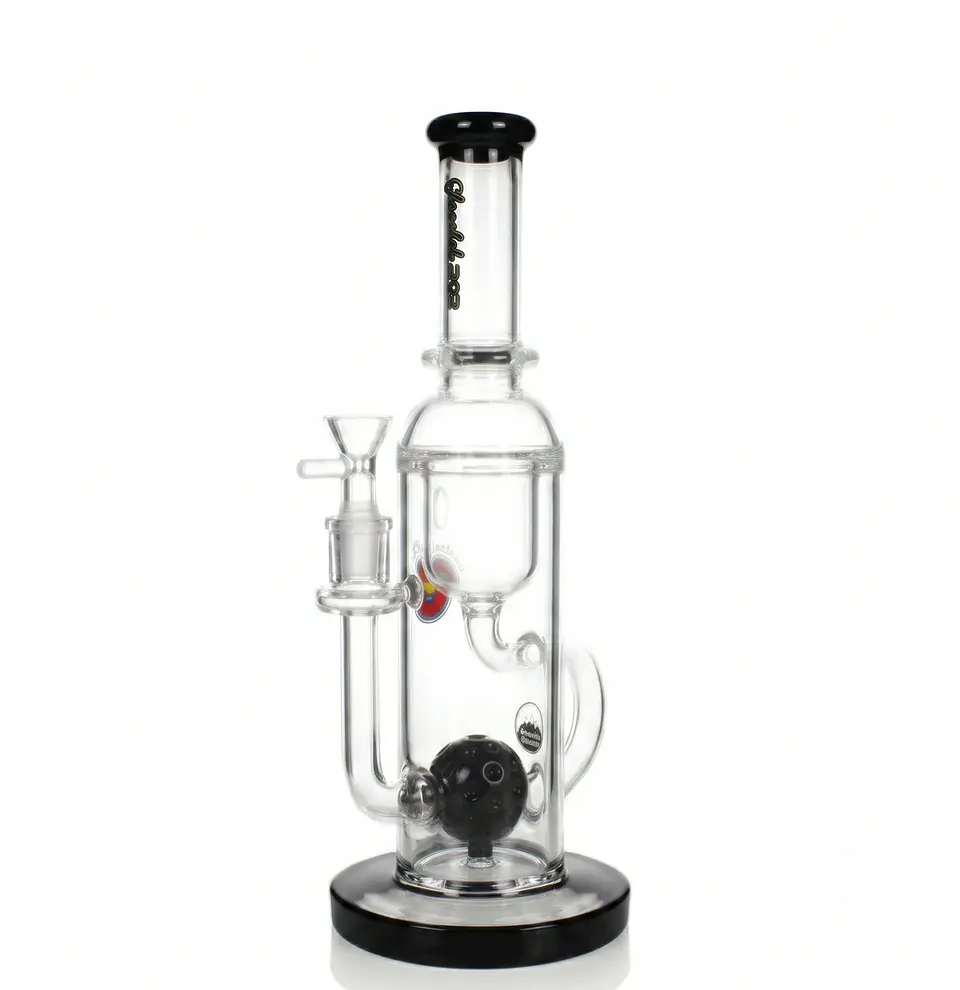 Bong de Pyrex Phoenix Star Recycler con Perc Sphere – Bong Premium de Alta Filtración 30cms 4