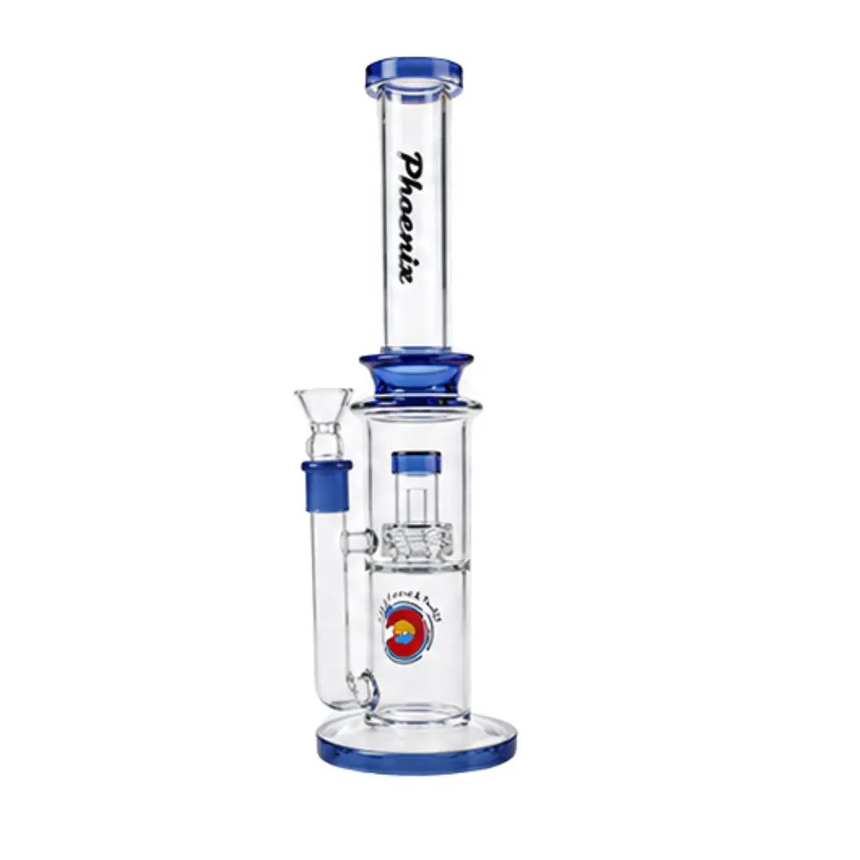 Bong de Pyrex Phoenix Star Recycler con Perc Sphere – Bong Premium de Alta Filtración 40cms 3