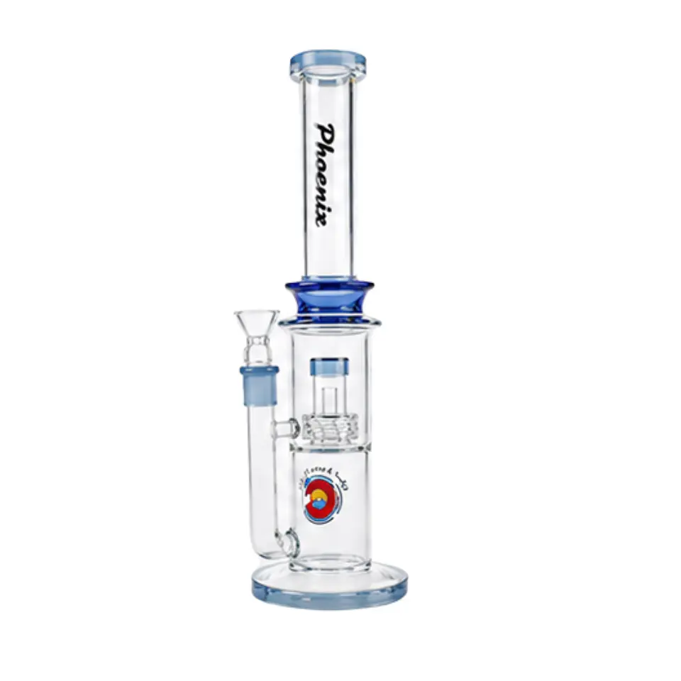 Bong de Pyrex Phoenix Star Recycler con Perc Sphere – Bong Premium de Alta Filtración 40cms 4
