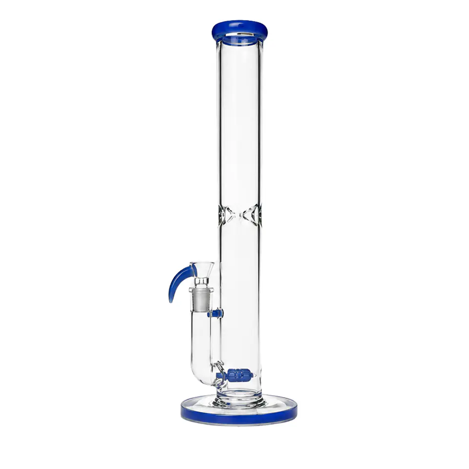 Bong de Pyrex Phoenix Star Recto con Perc y Asa – Bong Alto de Alta Filtración 43cms 5
