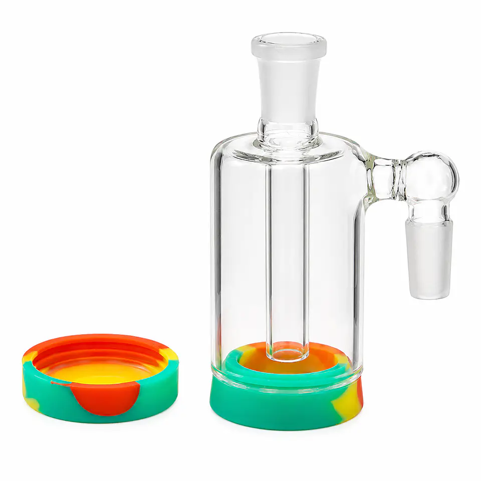 Atrapa Cenizas Pyrex Verde Fuego (Ash Catcher) 14mm  1
