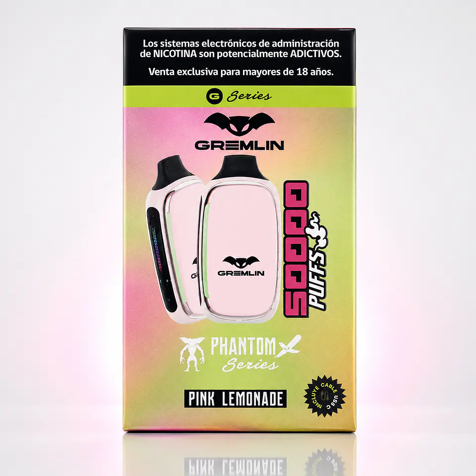 Vaporizador Desechable Gremlin Phantom X 50.000 Puffs 12