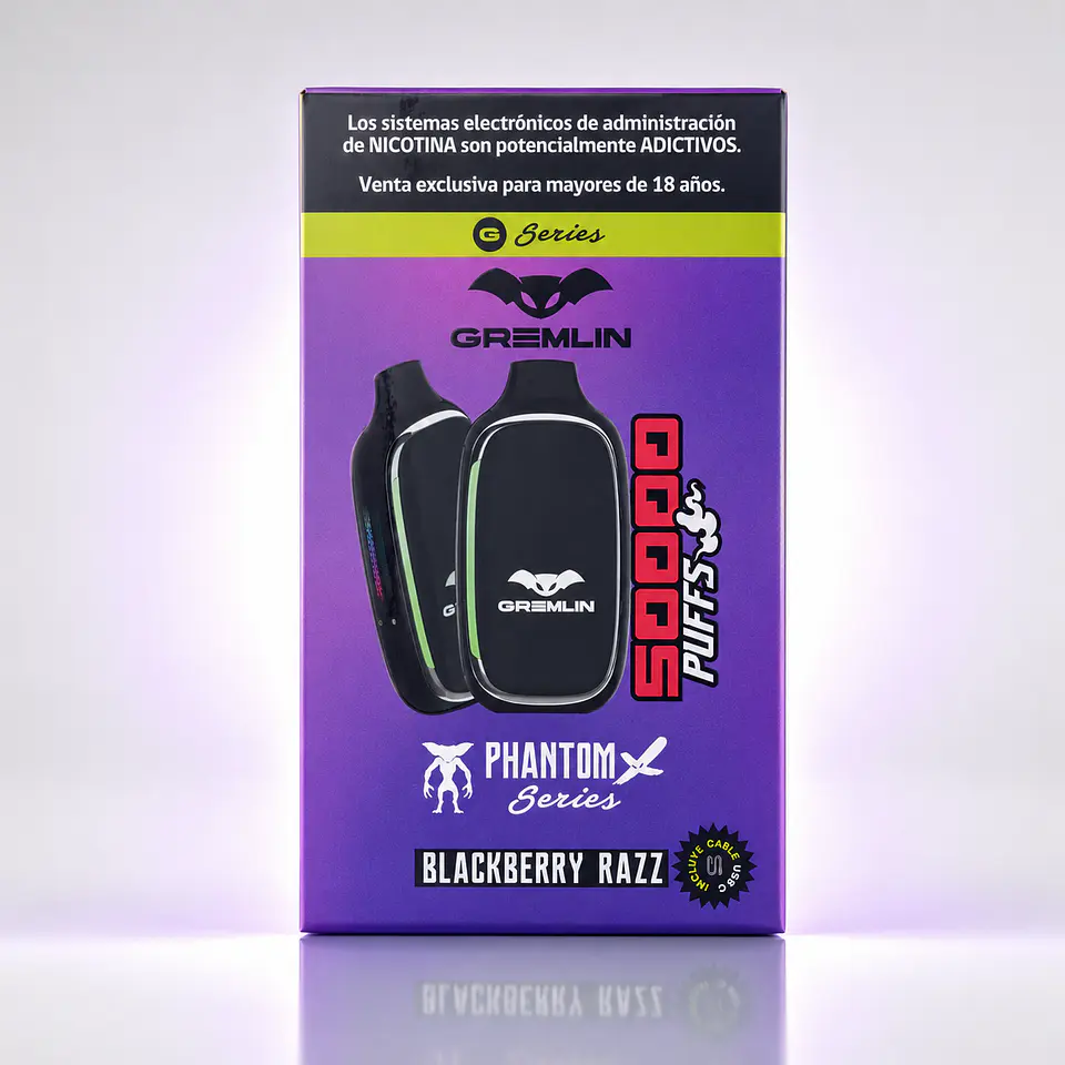 Vaporizador Desechable Gremlin Phantom X 50.000 Puffs 13