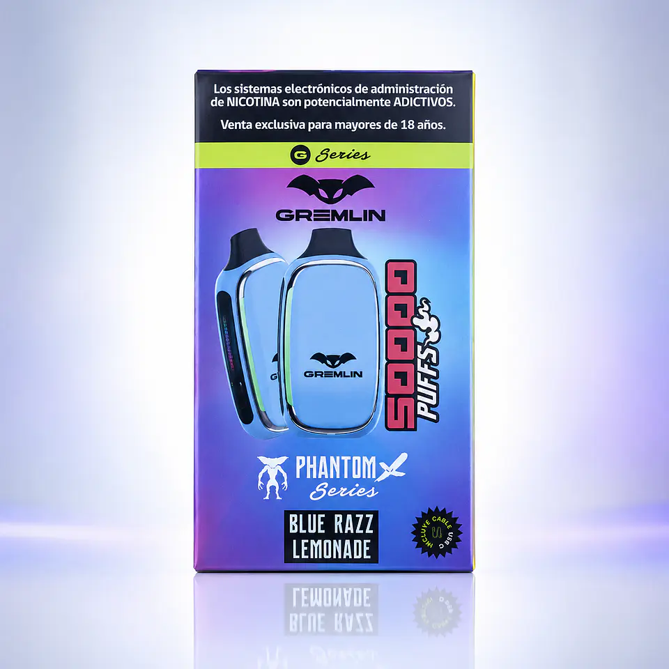 Vaporizador Desechable Gremlin Phantom X 50.000 Puffs 15
