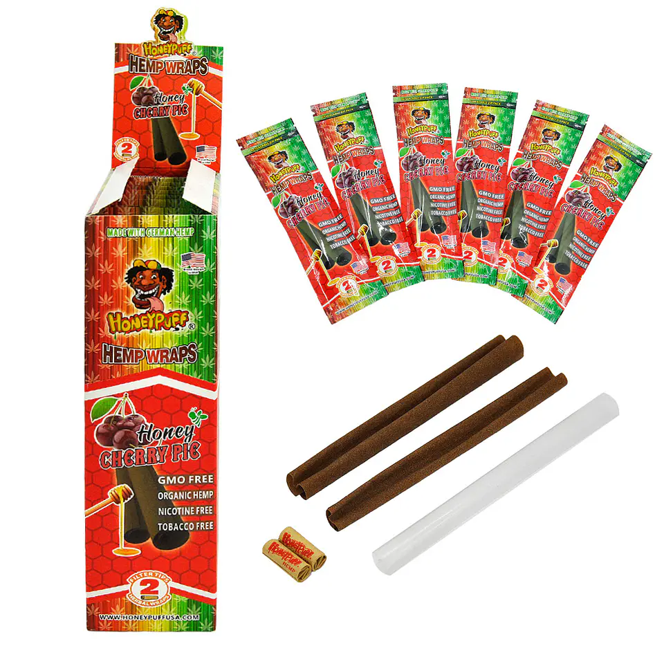 Blunt Organic Hemp Wraps Honeypuff Con Filtros -  Sabores (Pack x2) 17