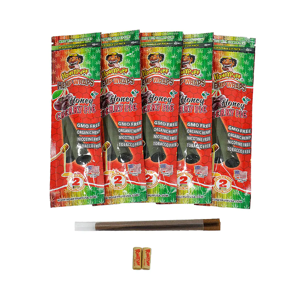Blunt Organic Hemp Wraps Honeypuff Con Filtros -  Sabores (Pack x2) 29