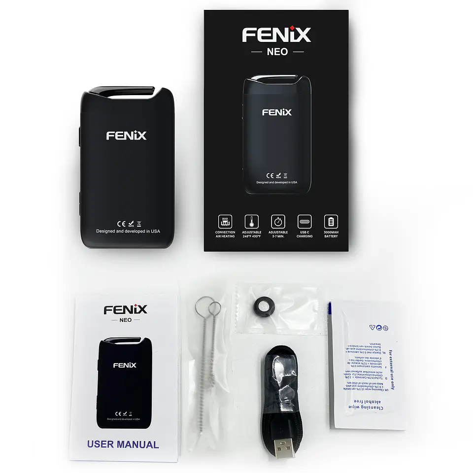 Vaporizador Herbal Fenix Neo | Camara Titanio | 3000mah 10