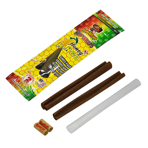 Blunt Organic Hemp Wraps Honeypuff Con Filtros -  Sabores (Pack x2)