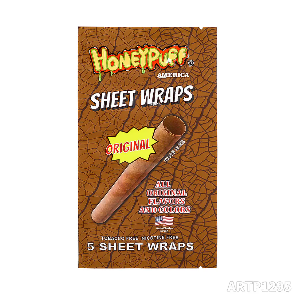 Caja Blunt Organico Honeypuff Sheet Wraps Sabores (Pack x5)- MAYORISTA 13