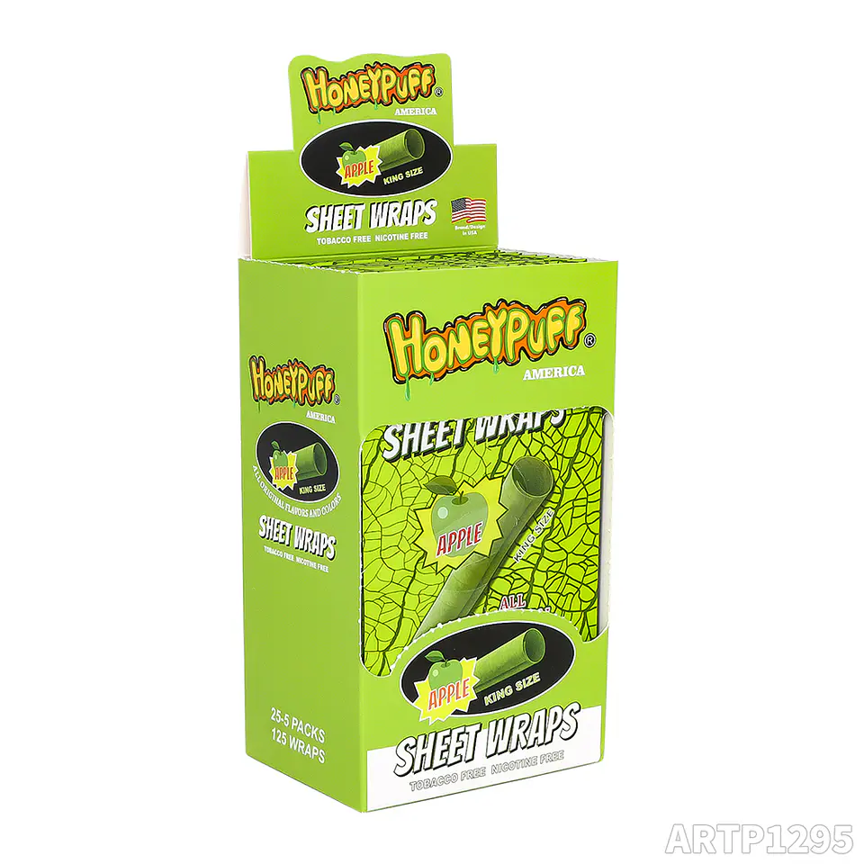 Caja Blunt Organico Honeypuff Sheet Wraps Sabores (Pack x5)- MAYORISTA 14