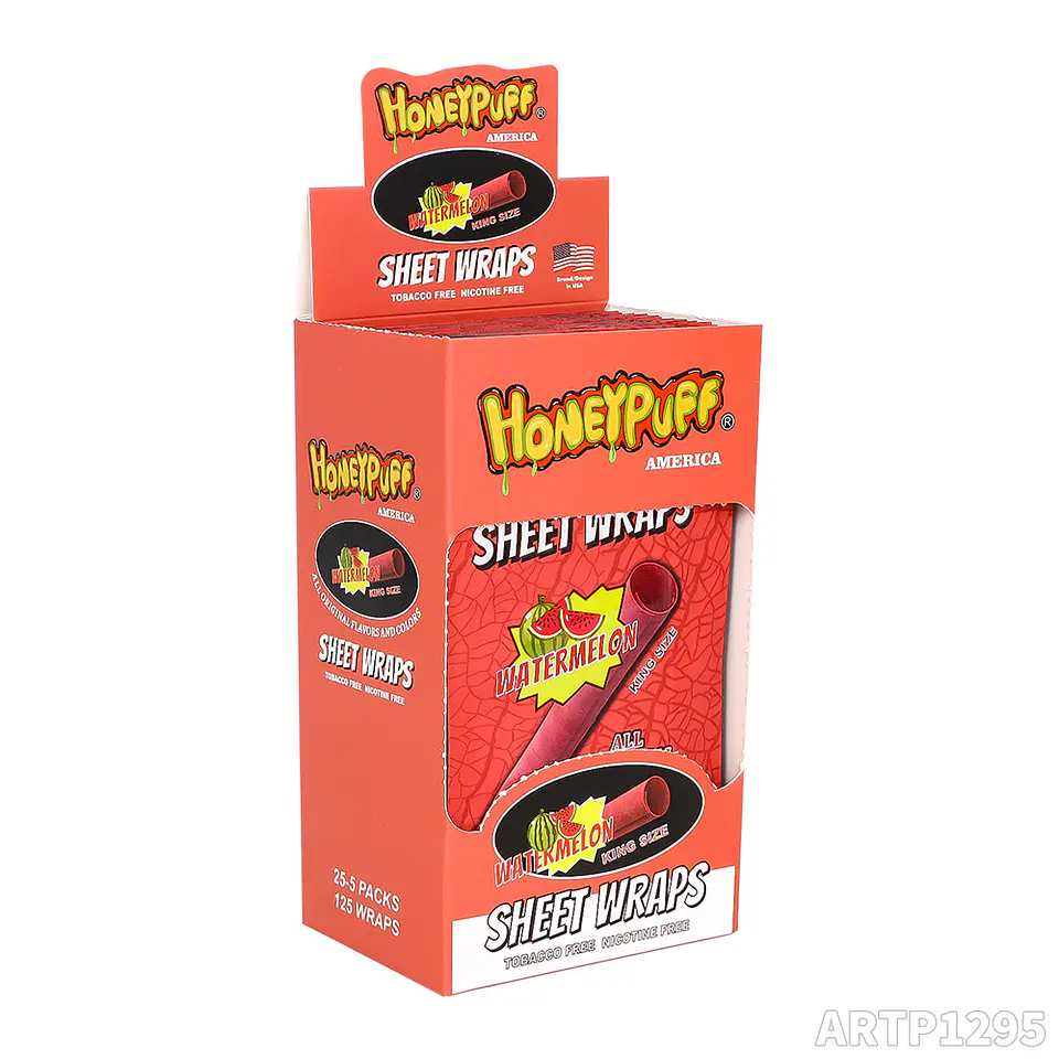Caja Blunt Organico Honeypuff Sheet Wraps Sabores (Pack x5)- MAYORISTA 17