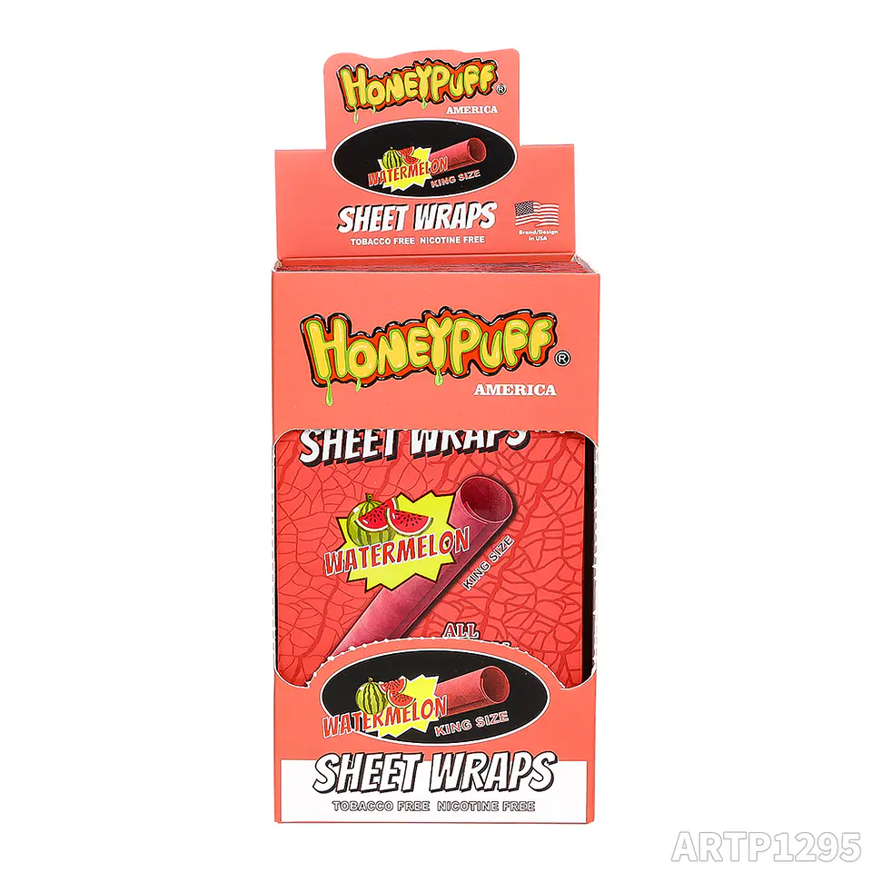 Caja Blunt Organico Honeypuff Sheet Wraps Sabores (Pack x5)- MAYORISTA 18