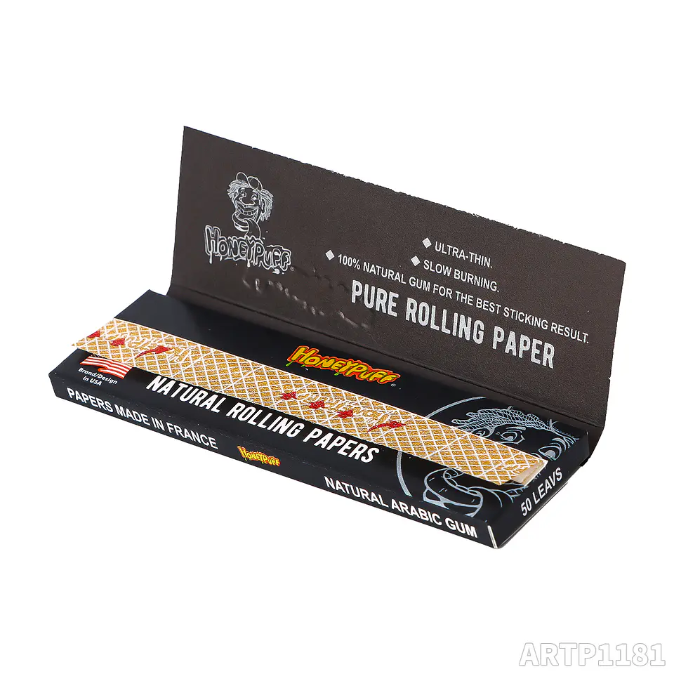 CAJA Papelillos Honeypuff Tamaño 1 1/4 ( Pink, Thin, Organico, Brown )- MAYORISTA 4