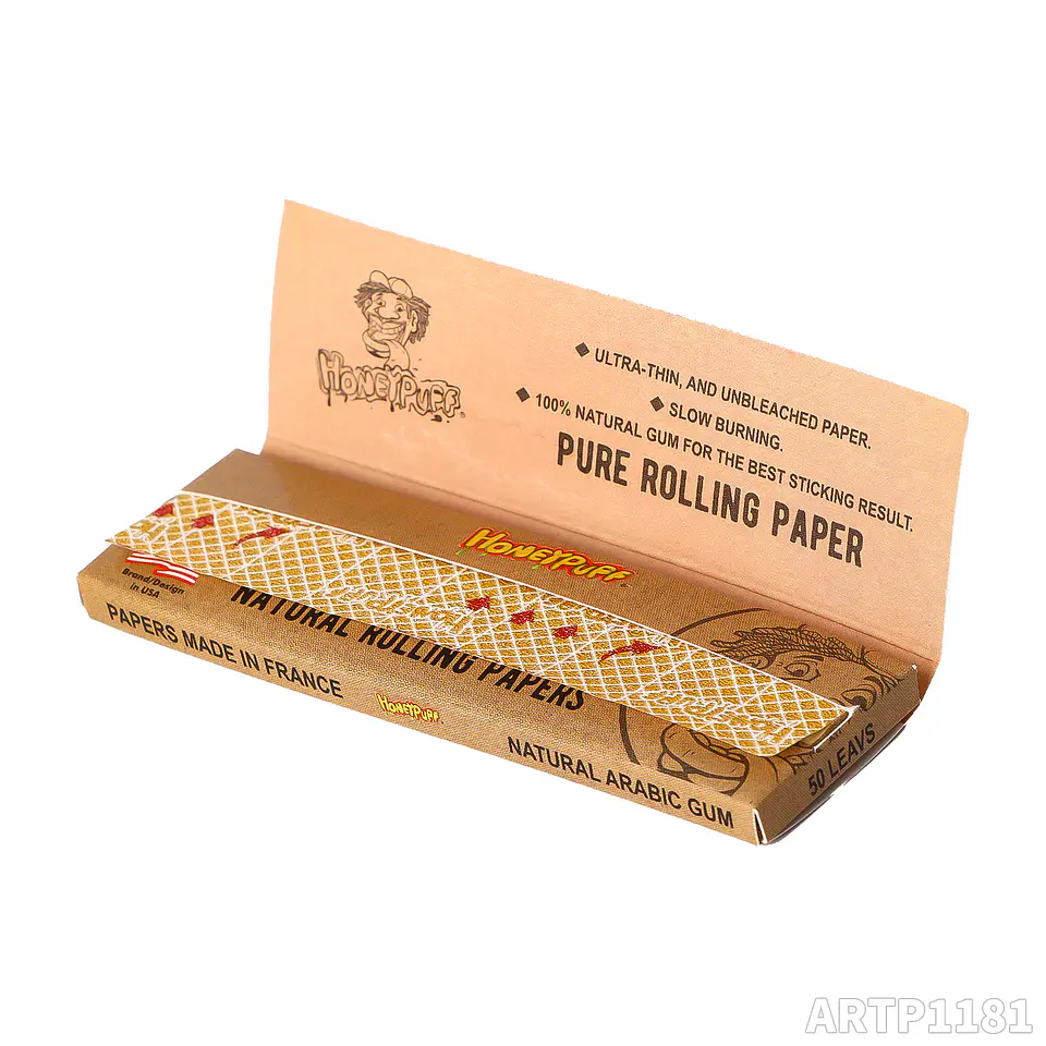 CAJA Papelillos Honeypuff Tamaño 1 1/4 ( Pink, Thin, Organico, Brown )- MAYORISTA 7
