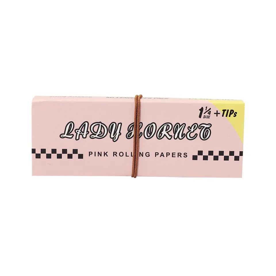 CAJA Papelillos Lady Hornet Pink 1 1/4 + Tips- MAYORISTA 2