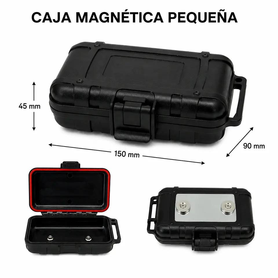 Contenedor Magnético Stash-Pro - Almacenamiento Secreto para Vehículos 15