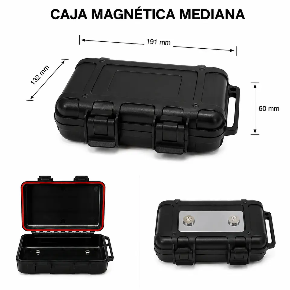 Contenedor Magnético Stash-Pro - Almacenamiento Secreto para Vehículos 16