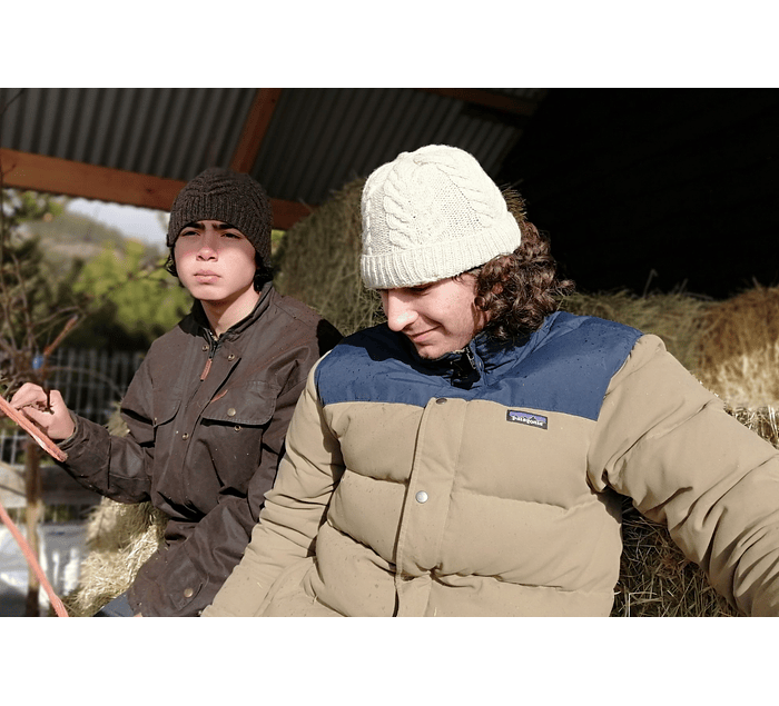 "Antler Toque" hand-knitted hat - Wildlife Friendly® certified 