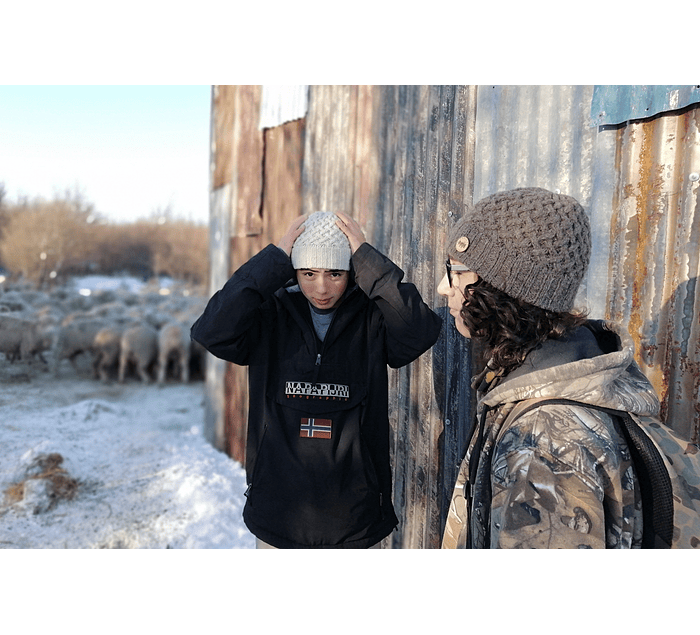 "Apple Pie" hand-knitted hat - Wildlife Friendly® certified 