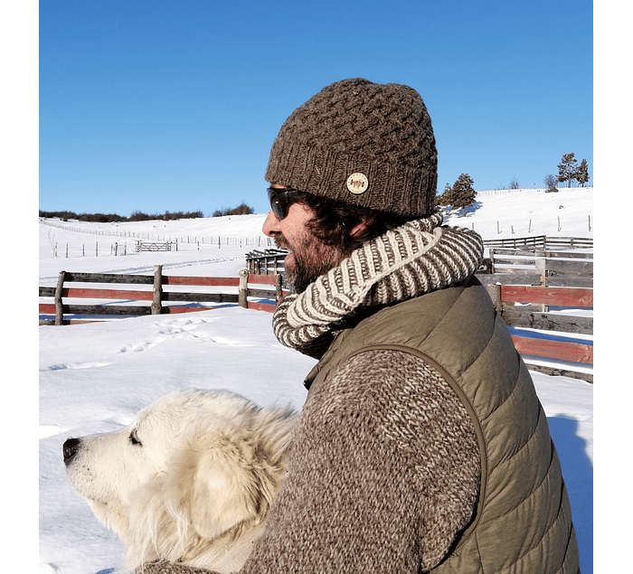 "Apple Pie" hand-knitted hat - Wildlife Friendly® certified 