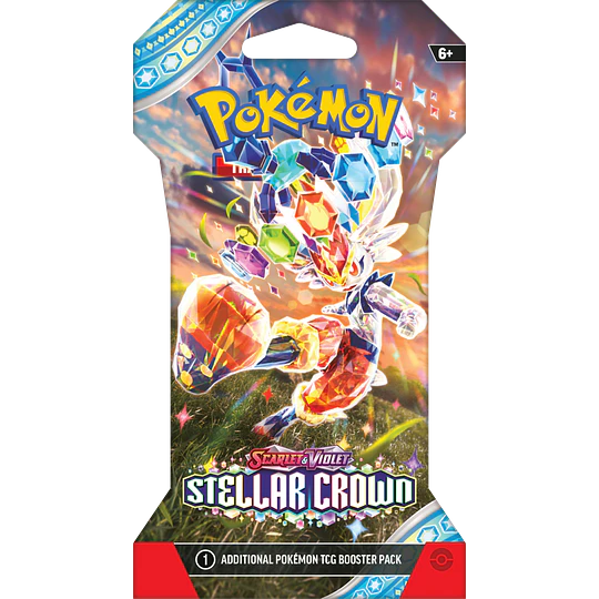 Pokemon TCG Scarlet & Violet - Stellar Crown - Sleeved Booster English