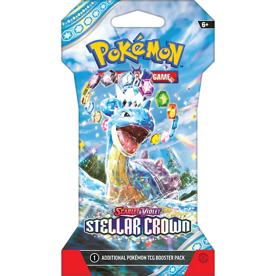 Pokemon TCG Scarlet & Violet - Stellar Crown - Sleeved Booster English