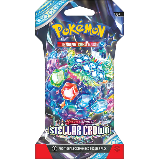 Pokemon TCG Scarlet & Violet - Stellar Crown - Sleeved Booster English