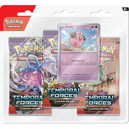 Pokemon TCG Scarlet & Violet - Temporal Forces - 3-Pack Blister English