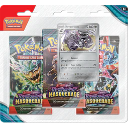 Pokemon TCG Scarlet & Violet Twilight Masquerade - 3-Pack Blister English