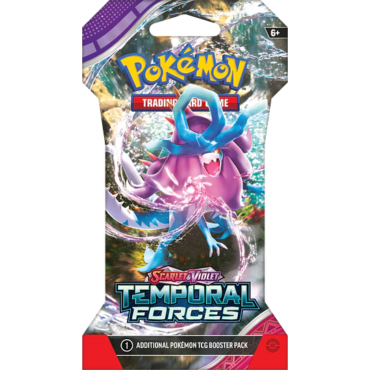 Pokemon TCG Scarlet & Violet - Temporal Forces - Sleeved Booster English