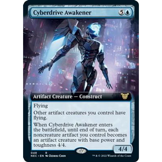 Cyberdrive Awakener - Kamigawa, Neon Dynasty Commander Decks Variants: (Extended Art) (Inglés)