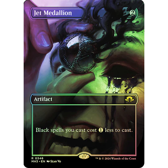 Jet Medallion - Modern Horizons 3 Variants Foil (0346 - Borderless) (inglés)