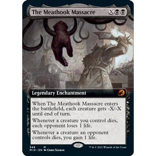 The Meathook Massacre - Innistrad: Midnight Hunt Variants (Extended Art) (ingles)