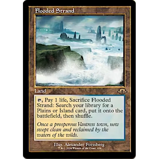 Flooded Strand - Modern Horizons 3 Variants (0436 - Retro Frame) (español)