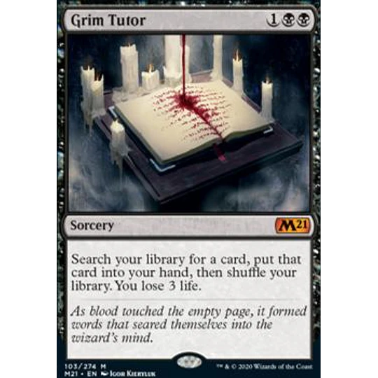 Grim Tutor - Core Set 2021 (inglés)